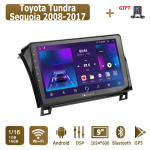 Android Carplay autoraadio Toyota Tundra Sequoia 2008-2017 jaoks Multimeediam&auml;ngija Peaseade Stereo GPS-navigatsioon BT WIFI 2+32GB 1+16GB