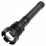 P90 COB valgustusega taktikaline USB-laetav jahipidurduslatern P90+USB+2*18650battery must