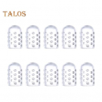 10/30/50 tk Silikoonist varbakaitsekomplekt Hingavad geelist varbakatted konnasilmadele villidele Sissekasvanud varbak&uuml;&uuml;nte valu leevendamine V&auml;ikeste varvaste varrukad korgid Kaitsmed 10 pcs