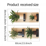 Simulatsioon 3D roheline taimepott magamistuba elutuba r&otilde;du kodu kaunistamise seinakleebis 30*60CM*2PCS/fun-b29