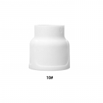 10/12# keevituskeraamiline otsik alumiiniumoksiidist tass Wp/9/17/18/20/26 keevitusp&otilde;leti jaoks, praktilised TIG-jootetasku vahetustarvikud as the picture