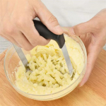 Roostevabast terasest kartulit&otilde;ukur Pressitud kartulipudruri riisipulber p&uuml;ree puuviljamahla masin Sileda kartulip&uuml;ree purustaja k&ouml;&ouml;giseade onesize