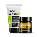 Ustraa Face Wash Acne Control - With Neem & Charcoal - 100g - Oil control, Prevents Acne & Moisturising Cream - Oily Skin - 100g