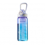 Yousheng 660ML/800ML/1000ML spordiveepudel lekkekindel k&otilde;rgel temperatuuril vastupidav, suure mahutavusega l&auml;bipaistva skaalaga fitness-veepudel 600ML roosa