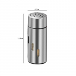 Roostevabast terasest soolapipra loksutajad v&uuml;rtsijaotur Suhkrupurgid maitseainepudeli konteiner BBQ piserduspulber k&ouml;&ouml;giriist