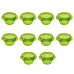 1/10 tk Korduvkasutatavad kaitsek&ouml;&ouml;giviljakatted, plastikust lillepoti kate Taime tigu kaelarihm 10Pcs
