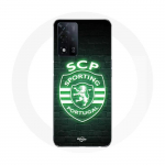 Coque Maniacase pour Oppo A93s 5G scp sporting portugal lumineux fond noir