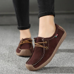 Naiste Balleriinad Mood Vabaaja Tossud S&uuml;gis Uus Mugavad Naiste Vabaaja Jalatsid Mood Suur Suurus Loaferid Kingad 35 beige