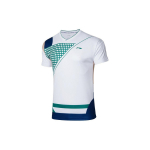 Li Ning Kiiresti Kuivav Jahutav Higi Imav V&auml;rviplokiga Treening T-s&auml;rk Meeste Topid Valge AAYR201-2 XL
