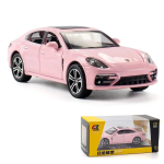 1/32 Porsche Panamera Diecast M&auml;nguautod Miniatuurne Skaala Sulamist Simulatsioon S&otilde;idukid Automudel Laste S&uuml;nnip&auml;evakingid Kollektsioon must