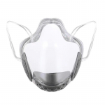 Uus stiilne radikaalne alternatiiv l&auml;bipaistvale plastikule ja respiraatorile korduvkasutatav t&auml;iskasvanutele m&otilde;eldud l&auml;bipaistev n&auml;omask sinine