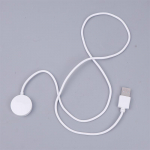 1 tk valge kella laadija laadimiskaablid USB laadija magnetiline juhtmevaba laadija valge