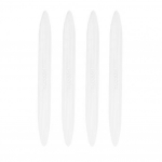 4 tk auto ukse serva kokkup&otilde;rkevastane kaitseriba kleebised silikoonist auto k&uuml;lgkaitsed tahavaatepeegli katte kaitse S valge