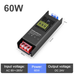 T&auml;isv&otilde;imsusega LED-l&uuml;litustoiteadapter AC110V/220V kuni DC 24V valgustustrafod 60W 150W 250W LED-valgustid 24V