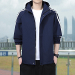 Meeste kevad- ja s&uuml;gisjope vaba sporditrendiga kevadjope, tuulekindel jope M must