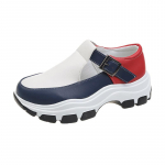 Mood platvorm naiste sandaalid 2024 suvi nahast pandlaga naiste kiilsandaalid paksu p&otilde;hjaga v&auml;listingimustes spordisandaalid 35 sinine