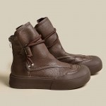 Naiste poolsaapad Nahast platvormkingad Naised 2024 Trend Mood Tossud Chelsea Botas Goth Gladiator Mujer Zapatos 35 must