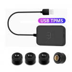 USB TPMS auto rehvir&otilde;hu h&auml;ires&uuml;steem auto Android-navigatsioonipleierile koos 4 anduriga 5 V juhtmevaba &uuml;lekandega For Android Display