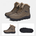 Vene stiilis talvesaapad meeste kingad veekindlad v&auml;lissaapad meestele lumesaapad k&otilde;rged meeste jalatsid 41 pruun