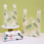 50 TK Vest Hoiukott Sulgede Pr&uuml;gi k&auml;epidemega kotiga k&uuml;lmkapp 4 suurust Supermarket Ostutasku Pizza pakkimine Majapidamine 15x30cm