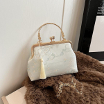 Naiste vintage &otilde;htukott tutiga suudluslukuga &uuml;lemise k&auml;epidemega siduriga &otilde;lakett rahakott Crossbody kotid Naiste &otilde;htuk&auml;ekott pulmapeo jaoks