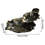 WCIC uus Lotus Leaf Tower viirukikeraamiline p&otilde;leti l&otilde;hnahoidik Backflow viirukisuitsu tagasivoolu aroomiteraapia loominguline viirukipulk