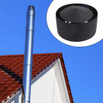 Chimney Cap Cover Easy to Install Protective Windproof Rainproof Snow Dust Protection Roof 125 mm
