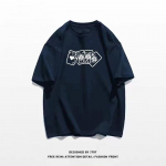 Uus l&uuml;hikeste varrukatega T-s&auml;rk meestele suvel, Korea stiilis trend, lihtne poolvarrukatega topp, Hongkongi stiilis vaba vabaaja br&auml;ndi T-s&auml;rk M must