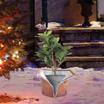 Cover for Potted Plants in Winter, Protector Flowers Against Frost 65cmx70cm brown
