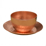 Classic Espresso Mug Set in Copper with Cup Saucer for Restaurant Gifts without handle