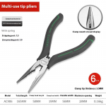 Elektrik Kaabli juhtmel&otilde;ikur tang 6 8 pika ninaga tang L&otilde;ikamine n&auml;pitsad eemaldamine pressimine K&auml;sit&ouml;&ouml;riistad