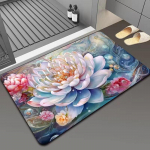 Diatomiitmudast tualettruumi ukse libisemiskindel matt, majapidamises kasutatav tualettruumi kiiresti kuivav matt, vannitoa tualettruumi imav libisemiskindel matt 40*60cm  gzn