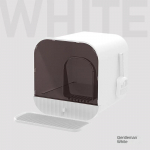 Kassiliivakast Luksuslik Disain Suletud Pritsmekindel Kutsika Tualett Suur Ruum Tumeuks Kassiliivavilla V&auml;hendab L&otilde;hna Kassitarbed L valge