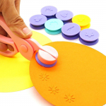 Children Embossing Kit DIY Hand Tool Easy to Carry Scrapbooking Craft Paper Embosser for Nursery 5PCS