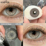 EYESHARE Colored Contact Lenses Green Comfort Colored Contact Lenses Blue Fashion Colored Contact Lenses Gray Natural Eye Soft Lenses 1 Pair