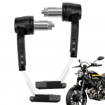 Mootorratta k&auml;ekaitsmed Lenks Piduri Siduri Hoova Kaitsmed Alumiinium Kukkumiskaitse V&otilde;i Mootorratas Mootorratas Rollerid valge