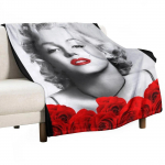 Marilyn Monroe - Armastus - D82 Viskepleed Luksuslik viskepleed Dekoratiivne diivanipleed 30x40in