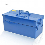 Metallist t&ouml;&ouml;riistakast Kaasaskantav 3-sahtliga konsool Terasest t&ouml;&ouml;riistakast T&ouml;&ouml;riistade hoiukorraldajad kodu elektrikule Riistvara remont 34x16x15cm