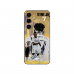 Coque Samsung Galaxy S25 Vinicius JR real madrid 7 Wallpaper Maniacase