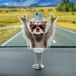 Autom&auml;nguasjade ornament kiik pesukaru 2D akr&uuml;&uuml;list kevadine naljakas ornament, autoripats reisil&otilde;bus naljakas kingitus. 1