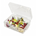 30 tk 2 cm kalap&uuml;&uuml;gitarbed Pehme s&ouml;&ouml;t, pimedas helendav hobusesuu leib Pehme ussikese vales&ouml;&ouml;t Pehme t&otilde;uke pehme peibutis &otilde;ngekonksud 30Pcs/boxed