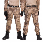 Multicam Camouflage Military Pants Kulumiskindlad matkap&uuml;ksid Paintball Cargo Pant P&otilde;lvekaitsmetega Uus XXL