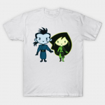 T-s&auml;rk Naised Drakken ja Shego V&auml;ikesed Armsad Harajuku Prindiga Kawaii T-s&auml;rk Suvine L&uuml;hikeste Varrukatega Naiste T-s&auml;rk Pealmine S roosa