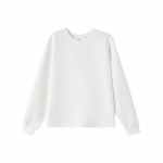 Valgusealiste t&uuml;drukute kevaddisaini Sense &otilde;mmeldud vibukaelusega avar naiste kampsun S valge