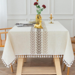 Narmas laudlina tikand lille lehe pidu kodu t&ouml;&ouml;laua kaunistus tolmukindel laudlina kate r&auml;tik k&otilde;rge kvaliteet 140*200cm