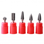 5 tk Kahekordne P&ouml;&ouml;rlev Viil 0,2 x 0,4 Lihvimispea Volframkarbiidist Freesfrees Puuriterade Komplekt Keevitust&ouml;&ouml;riistade Komplektidele