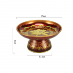 1 tk Hiina metallist puuviljaroog budistlikud tarvikud k&otilde;rgete jalgadega austustaldrik Kodu loovuskandik Kaunistus Buddha saali aksessuaarid