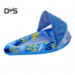 Varikatusega basseinimadrats t&auml;iskasvanutele, t&auml;ispuhutav basseinilamamistool, ujumisbasseini veetool, lamamismadrats suvise rannapeo jaoks, veem&otilde;nu sinine