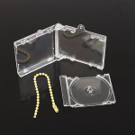 T&uuml;hi albumi mini-CD &uuml;mbris v&otilde;tmehoidja CD-m&auml;ngija v&otilde;tmehoidja perifeerne m&auml;lestusalbumi v&otilde;tmehoidja DIY seljakoti ripatsiga A1