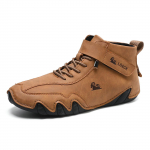 2024 Meeste vabaajajalatsid Luksuslikud br&auml;ndi k&otilde;rged tossud Lamedad Soprts Loafers Meeste mokassiinid Itaalia talvejalatsid Nahast poolsaapad 38